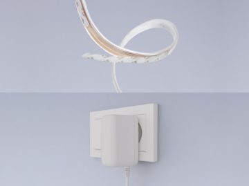 Philips Hue Solo lightstrip on light grey background