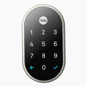 Yale smart lock close up