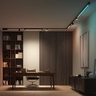 lampes sur rail à LED connectées