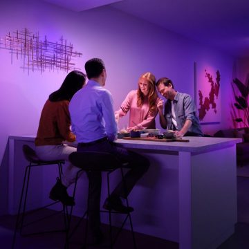 Spisestuebelysning til selskaper