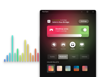 Primeiros passos com Hue Sync